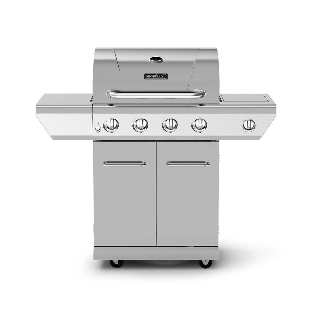 Nexgrill 4-Burner Propane Gas Grill with Side Burner (720-0830H)